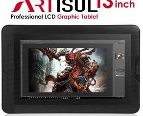 Resim Uc Logic Artisul D13S 13.3" 1920X1080 Fullhd 8192 Kademe Basınç Hassasiyeti, Profesyonel 5080Lpı Grafik Tablet UCSP1302 
