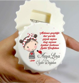 Resim Baskiistiyorumm Hoşgeldin Bebek Açacak Magnet Açacaklı Kapak Şeklinde Magnet (387476243) 