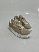 Resim 2885 Wickers Bej Süet Kalp Detaylı Bayan Spor Ayakkabısı Bej 