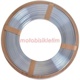 Resim Monero Kadro Koruyucu Çıta [25 Metre Rulo] Nikel Düz 