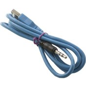 Resim Usb - Aux 3.5Mm Stereo Jack Kablo 3 Boğum 1 Metre 