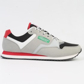 Resim Benetton ® İTHAL Erkek Siyah Gri Spor Ayakkabı BNI-10047 