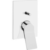 Resim VitrA Memoria A42284 Ankastre Banyo Bataryası, Sıva Üstü, Krom 