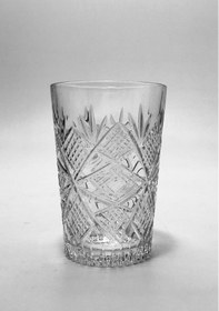 Resim Göz Dekor Kristal Kesme Su Bardağı 6 Adet Bardak 