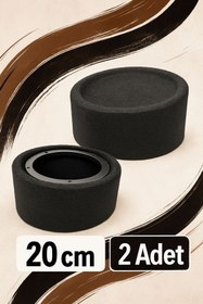 Resim Sunask 20 Cm Hoparlör Kabini Midrange Yükseltici Boş Kabin 2 Adet Takım Plastik 