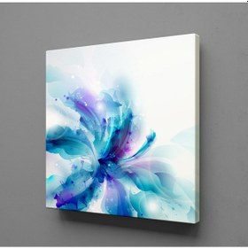 Resim Renkli Çiçek Kanvas Tablo 