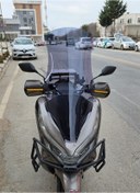 Resim Motocam Honda Pcx Siperlik Ön Cam 2018-2020 Model 83cm Füme Renkli Uzun Cam 