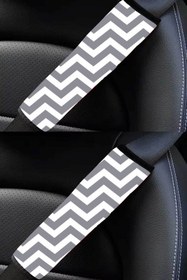 Resim RevuBaby Araba Emniyet Kemeri Yumuşatıcı Araba Kemer Yastığı Otomobil Kemer Minderi 25cm Yeşil Yıldız 2ADET 