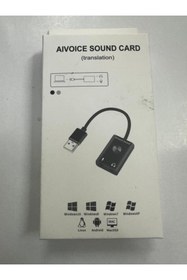 Resim Leonpro Usb ses kartı aivoice sound card 