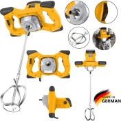 Resim Rebellisch Germany Almost Series 22000WFATT 6 Kademe Devir Ayarlı Elektirikli Alçı Boya ve Harç Karıştırıcı Mikser 
