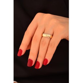 Resim Cebeci 14 Ayar Dorikalı Kelepçe Altın Bilezik 
