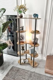 Resim MARİPOSA Lambader Meşe – Doğal Ahşap Görünümlü Gövde, Modern ve Minimalist Tasarım, Geniş Taban Yüzeyi (65x36 cm), 150 cm Yükseklik, E27 Duy Uyumlu, LED Ampul ile Kullanılabilir, Kolay Kurulumlu Dekor 