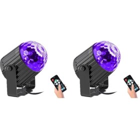 Resim Guiwuu 2x Uv, Fişli Işık 6W, Glow Parti Için Siyah Projektör Neon Glow, Cadılar Bayramı, Floresan Poster, Ab Tak (Yurt Dışından) 