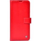 Resim Fibaks Xiaomi Redmi 12c Kılıf Kamera Çıkıntılı Cüzdanlı Kart Bölmeli Kapaklı Standlı Pu Deri Deluxe Kapak 