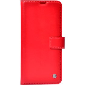 Resim Fibaks Xiaomi Redmi 12c Kılıf Kamera Çıkıntılı Cüzdanlı Kart Bölmeli Kapaklı Standlı Pu Deri Deluxe Kapak 