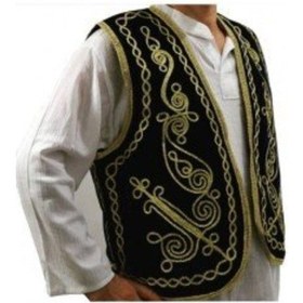 Resim Erkek Siyah Yöresel Yelek Siyah 