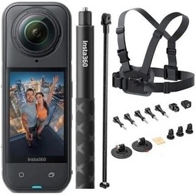 Resim Insta360 X5 360 Derece Kamera Kayak Kiti 1 Tb Micro Sd 