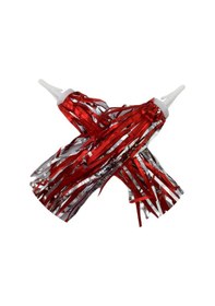 Resim Çoçuk Bisklet Aksesuar Direksiyon Süs Püskülü Takım Kırmızı 