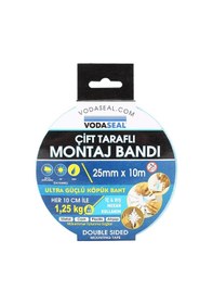 Resim Vodaseal Çift Taraflı Montaj Bantı 25mmx10mt Ultra Köpük Bant 