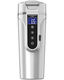 Resim Araç Isıtmalı Su Bardağı Elektrikli Su Isıtıcısı Isı Beyaz 