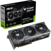Resim Asus TUF-RTX4070S-O12G-GAMING NVIDIA GEFORCE 12GB GDDR6X 192bit 2595MHz HDMI 3xDP RGB DLSS3 EKRAN KARTI 