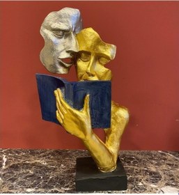 Resim Kitap Okuyan Çift-Mk104-15 