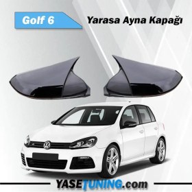 Resim Vw Golf 6 2009-2012 Yarasa Ayna Kapağı Batman Kapağı 