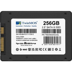 Resim Twinmos Hyper 256gb 2.5'' Sata3 Ssd 580/550mb/s 