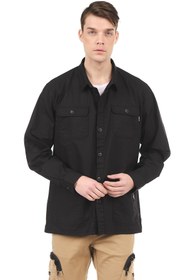 Resim Cekmon Erkek Oversize Çok Cepli Pamuklu Spor Gabardin Kumaş Gömlek Ceket 