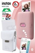 Resim Fujifilm Instax mini Link Pembe Akıllı Telefon Yazıcısı ve Hediye Seti 2 