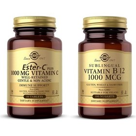 Resim Solgar Ester-C Plus 1000 Mg 30 Tablet Solgar Vitamin B12 1000 Mcg 