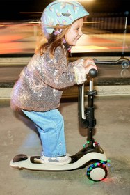 Resim Halley 2 Oturmalı 2’si 1 Arada Çocuk Scooter - Bej 