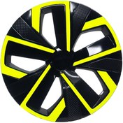 Resim Cartex Jant Kapağı Kırılmaz SARI Çıtalı 15" inç Yeni Model GOLD SARI Çıtalı 4'lü (TAKIM OLARAK) 