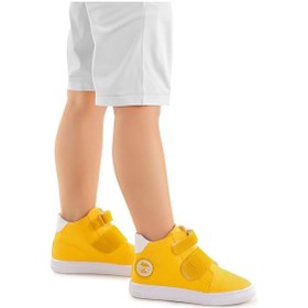 Resim Kiko Kids Coyote Cırtlı Erkek Bebek Günlük Bot Ayakkabı Sarı 