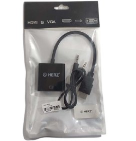 Resim herz Vga-hdmı Dönüştürücü Ses Kablosu 