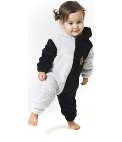 Resim Welsoft Peluş Unisex Fermuarlı Kışlık Bebek Uyku Tulumu 