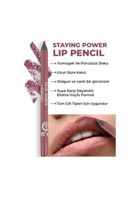 Resim Alix Avien Suya Dayanıklı Uzun Süre Kalıcı Yumuşak Dudak Kalemi Staying Power Lip Pencil 68 Dusty Carmine 