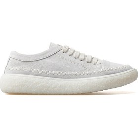 Resim Mammamia Kadın Hakiki Deri Sneaker Ayakkabı 25y D25ya-240 Z Beyaz Süet Beyaz Süet Beyaz 