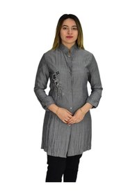 Resim Kadın Nakışlı Hakim Yaka Tunik Jns-3004 001 