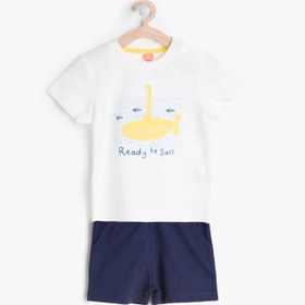 Resim Erkek Bebek Baskılı Pijama 