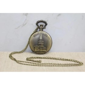 Resim MCM Group Galata Kulesi Tasarımı Köstekli Saat ALK4383 ( Lisinya ) 