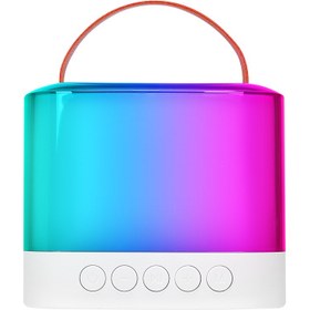 Resim Mikado MD-16BT Favorite Beyaz TF Kart Destekli Bluetooth Wireless Karaoke Mikrofonlu 1200mAh Speaker 