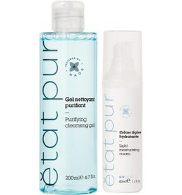 Resim Etat Pur Purifying Cleansing Gel 200 ML + Etat Pur Light Moisturizing Cream 40 ML 