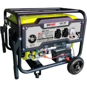 Resim Genpower GBG 40 Model 4 kVA Benzinli İpli Monofaze Portatif Jeneratör Güç 3,2 kVA 