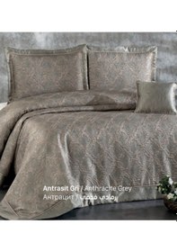 Resim Güzide Klasik Yatak Örtüsü Belinda Antrasit Gri Diğer 
