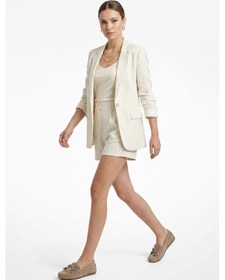 Resim Gönderi(R) Gönderi R Kadın Kum Süet Fiyonklu Hakiki Deri Comfort Loafer Dyza86037180 Kum Beji 
