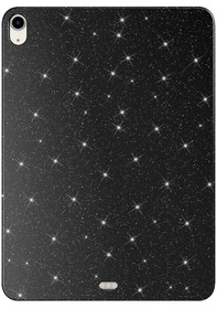 Resim İpad Air 11 2024 Simli Parlak Görünümlü Uyumlu Zore Tablet Koton Kılıf-siyah Tablet Kılıfı 