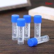 Resim 50 adet 1.8ml (2ml) Plastik Dereceli Kriyoşüller, Vantuz Kapaklı Dondurucu Saklama için 