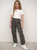 Resim Shishoo Kızlar İçin Cep Detaylı Pantolonlar 204245242 Gri 