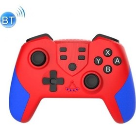 Resim Switch Pro İçin Nfc İle T23 Makro Programlama Altı Eksenli Kablosuz Bluetooth Kolu Meryem Kırmızı 